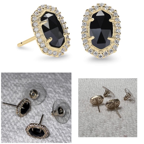 Kendra Scott Jewelry New Kendra Scott Cade Stud Earrings In Black